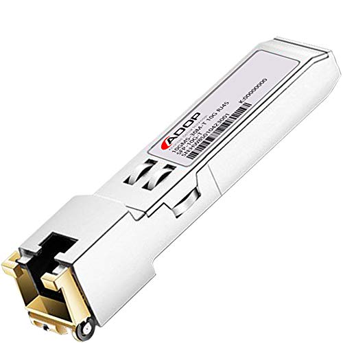 SFP+ to RJ45 Copper Module - 10GBase-T Transceiver for Cisco SFP-10G-T-S, Ubiquiti, Netgear, Supermicro, QNAP, Broadcom, Linksys, Avago, up to 30m