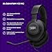 JBL Quantum 100M2 - Wired Over-Ear Gaming Headset with omnidirectional, Detachable mic with Mute Option and Fabric-Covered Memory Foam Ear Cushions, Compatible with All Platforms (Black)