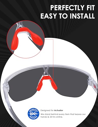 Image of BLAZERBUCK Replacement Nose Pads Piece for Oakley Actuator OO9250-Standard Fit | Low Bridge Fit