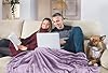 Utopia Bedding Fleece Blanket Queen Size Lilac 300GSM Luxury Fuzzy Soft Anti-Static Microfiber Bed Blanket (90x90 Inch) #4