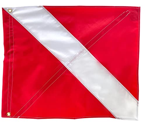 SPEARFISHING WORLD Dive Flag for Boat While Scuba Diving Spearfishing Snorkeling 20