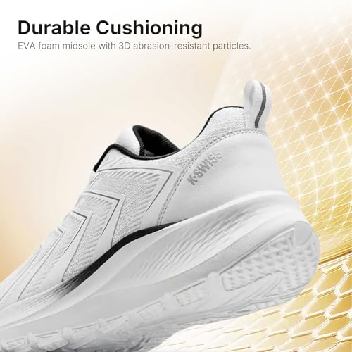 Image of K-Swiss Men's Mellow Running Shoe - Lightweight Fashion Sneaker Cross Training Shoe for Jogging Walking