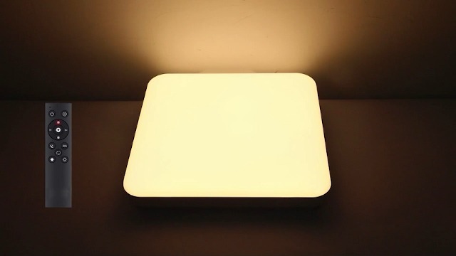 Lámpara De Techo LED Inteligente - 36W, 3600 Lúmenes, RGBW, Regulable Y Control Por App Tuya