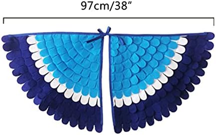 Disfraz de pájaro para niños, disfraz de Halloween, capa con alas de pavo real y antifaz de fieltro, disfraces de cuento de hadas para niños y niñas, regalos adecuados para Halloween o
