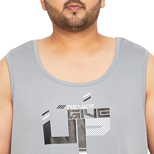 Image of Bigbanana Plus Size Men's Regular Fit Printed Vest