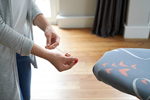 Vileda Premium 2in1 Bügelbrettbezug für Dampfbügelstation, Bügelbretter von 30–45 cm x 110–130 cm, Silber-Grau – Bild 5