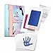EVOLICO Baby Handabdruck und Fußabdruck Set - 2 Baby Stempelkissen ohne Hautkontakt - Handabdruck Baby und Fußabdruck Baby mit Druckkarten und Anleitung - Süßer Baby Fußabdruck - Baby Abdruck
