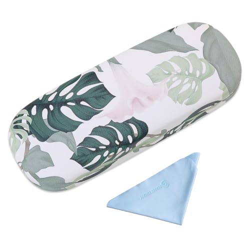 Image of PERFECTSIGHT Hard Shell Eyeglasses Case, PU Leather Protective Glasses Case, Cute Eyeglass Case for Women Men Girls