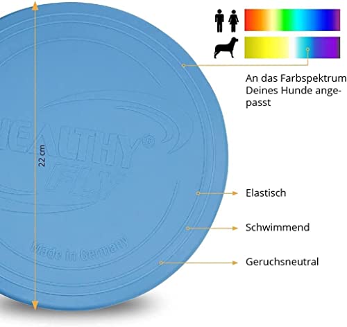 PetPäl Hunde Spielzeug aus TPE-Gummi: lebensmittelecht, langlebig & robust - Frisbee, Ball mit Seil, Kau-Knochen - Wurf-, Aportier-, Wasser- & Schwimmspielzeug - Großer Spaß für Große & Kleine Hunde