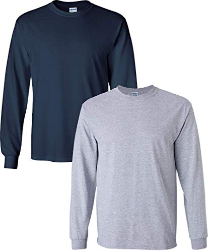 Image of Gildan Men's Ultra Cotton Long Sleeve T-shirt, Style G2400