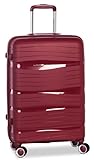 Fabrizio Worldpack Miami - Carro con ruedas (4 ruedas, 65 cm, 65 cm, 61 L), color rojo