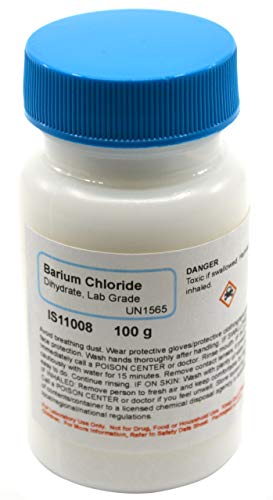 Laboratory-Grade Barium Chloride, Dihydrate, 100g - The Curated Chemical Collection