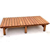Amazon.co.jp: デッキ縁台 ウッドデッキ 木製 縁台 ベンチ 幅180cm