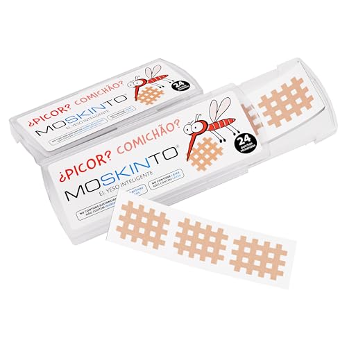 MOSKINTO - Parches contra el picor de las picaduras de mosquito, 24 Piezas de Parches Antimosquitos Adultos, Antimosquitos Bebe y Antimosquitos Niños, Picaduras Mosquitos Alivio