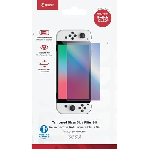 Verre trempé filtre pour Nintendo Switch Oled MUVIT GAMING - vue 5