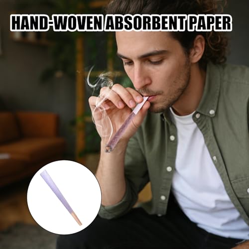 200 Stück King Size Konisch vorgedrehte Hülsen, 5 Farben mit 1 mit Kunststoff Putter, Vorgedrehte Joint Tubes Cones, Conische Tubes mit Filter