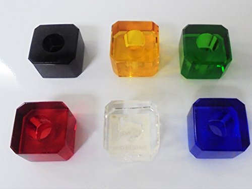 2- Square Jewel Design Cigarette Snuffer, BUTT30-1-2