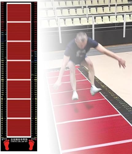 Tapis d'entraînement au saut long durable et antidérapant pour enfants