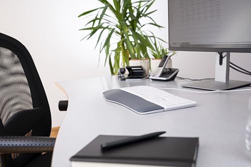 CHERRY KC 4500 Ergo, Ergonomische Tastatur, Deutsch QWERTZ, Weiß-Grau – Ansicht 2