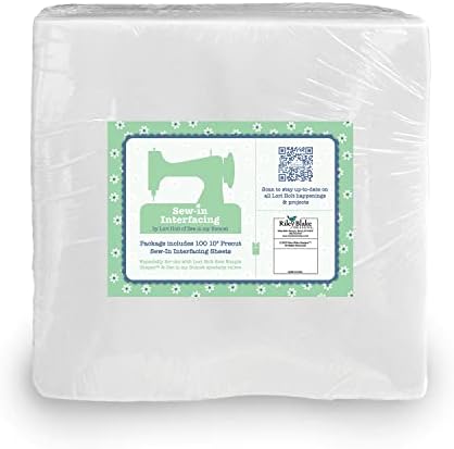 Lori Holt 10" x 10" Precut Sew-in Interfacing Bee in My Bonnett