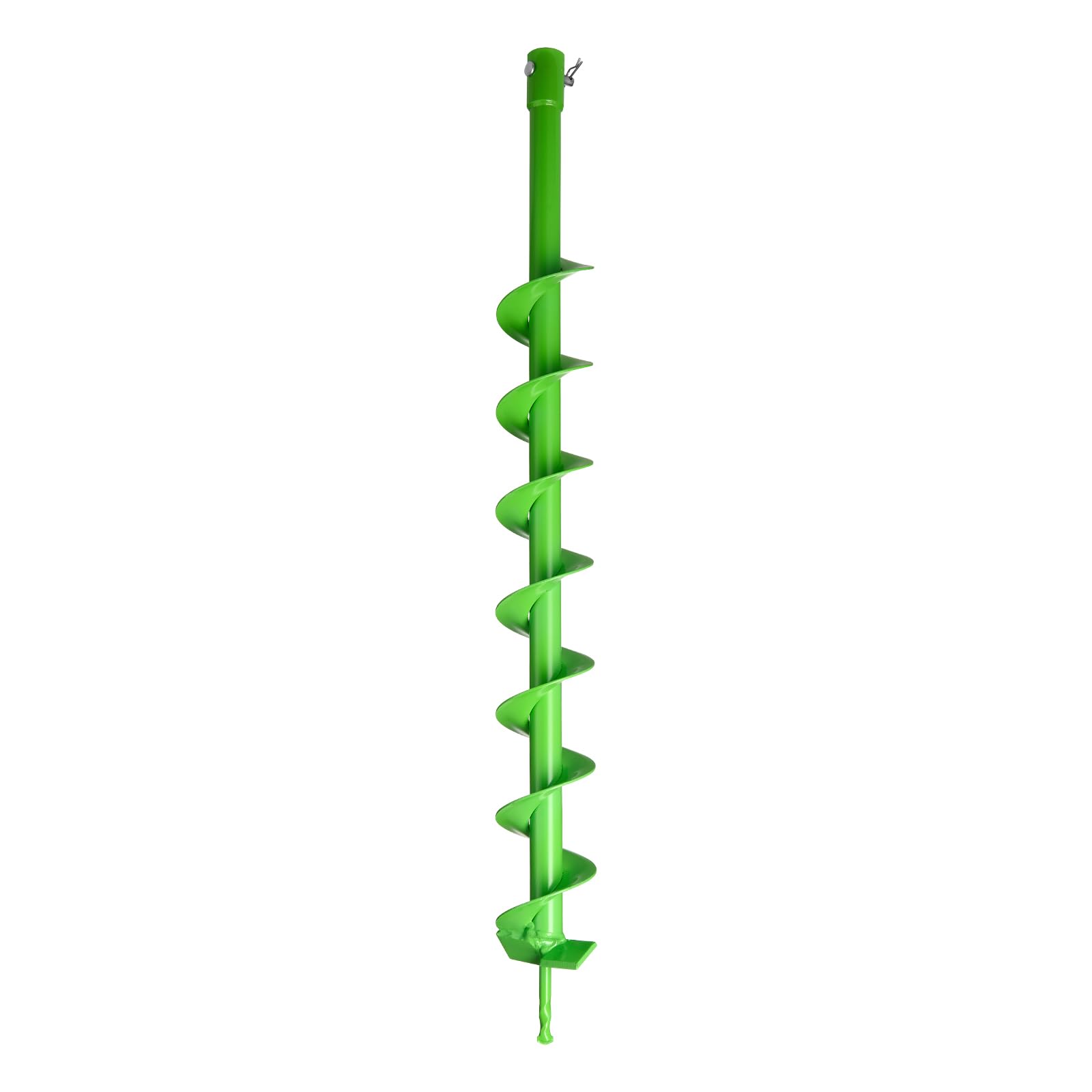 VEVOR Erdbohrer für Bohrmaschine, Ø 60x790 mm Gartenbohrer, kompatibel mit Bohrern mit 20 mm Innendurchmesser,Pfahlbohrer, Pfostenloch-Bohraufsätze für Gartenbagger und Zäune