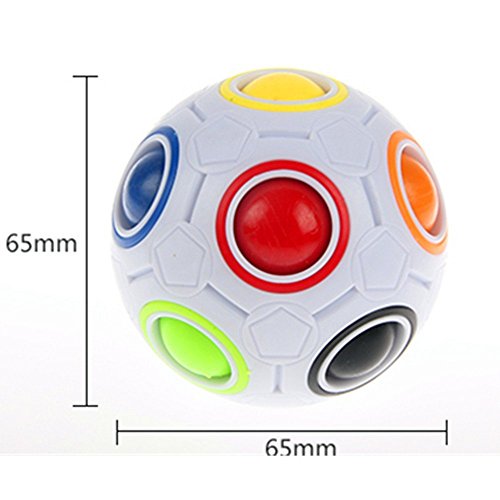 Cuberspeed Bundle Rainbow Ball Magic Fidget Toy Puzzle Magic Ball Cube - Thumbnail 6