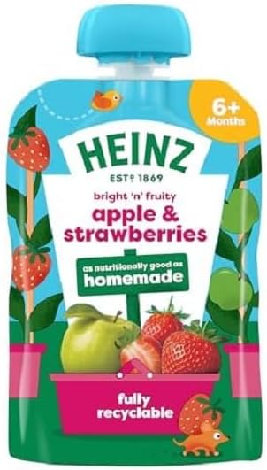 Apple & Strawberry Fruit Pouch 100g