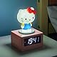 Paladone Hello-Kitty-Wecker, Nachtlicht und Musik, digital, offizielles Lizenzprodukt von Sanrio, Schlafzimmerdeko für Kinder, Jugendliche und Erwachsene, Batteriebetrieb, niedliches Kawaii-Geschenk