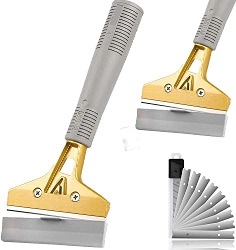 2PACK Razor Blade Scraper, 2PCS Scraper Tool with 10PCS Metal ...