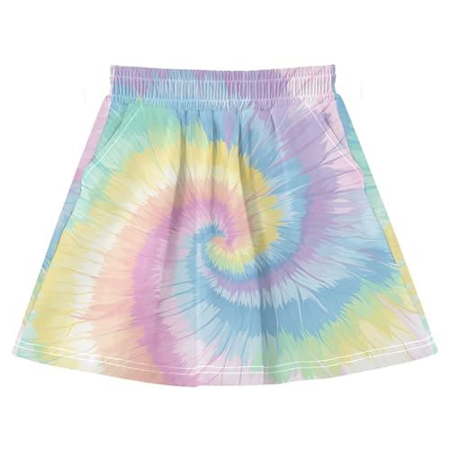 Jupe en coton doux de 2T à 8Y avec taille haute élastique