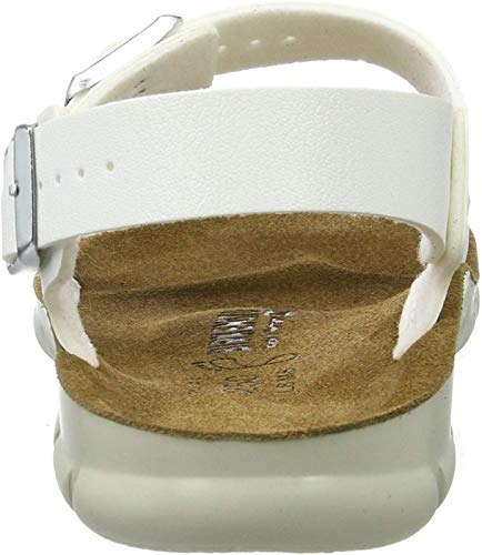Birkenstock Women?s Kano White Synthetic Sandals 36 EU (L5 US) N 5007633