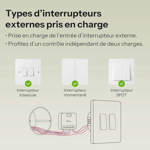 Interrupteur intelligent Zigbee pour automatiser l'éclairage du salon avec commande par hub
