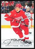 2025-26 Upper Deck Series 2 Hockey 494 Emmitt Finnie RC Rookie Detroit Red Wings Young Gun Official NHL Trading Card (Stock Photo Shown, Near Mint to Mint Condition)