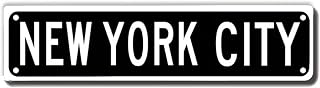ERMUHEY New York City Street Sign, New York City Gift, New York City Wall Decor for Home Office Bedroom Driveway Garage Man Cave Plaque Quality Metal Sign 16x4 Inch
