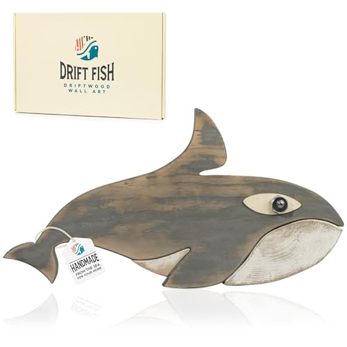 Mint Bucket Brands Driftwood Fish Nautical Wall Decor - 17"