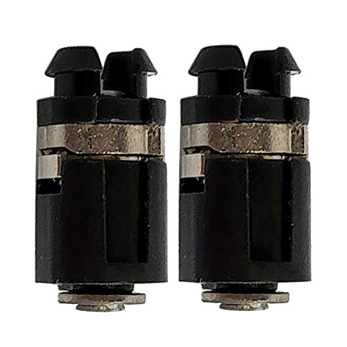 2pcs Hinge Axle Spindle Replacement Part for Nintendo Gameboy Advance SP GBA SP Color Black