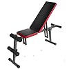 sarah Multifunctionele halterbank volledig, verstelbare opvouwbare bankdrukken halterbank incline bank Fitnessbanken Met Halter Verstelbare,Verstelbare fitnessbanken, Opvouwbare Halterbank Home