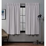 Magic Drapes Pinch Pleat Drapes Blackout Curtains for Bedroom Living Room Thermal Insulated Room Dar
