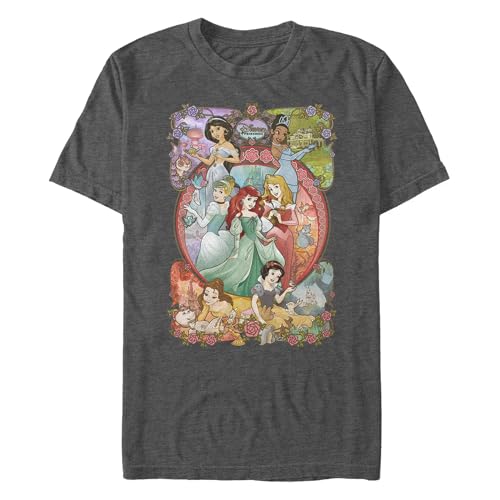 T-shirt Disney Princess Power homme vêtement pop culture haut col rond
