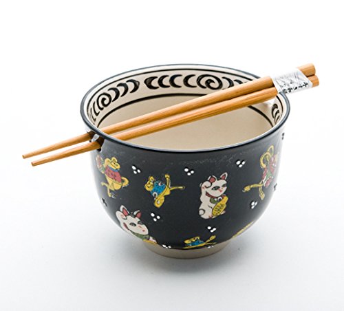 Free Shipping ๐ Quality Japanese Ramen Udon Noodle Bowl with Chopsticks Gift Set 5 Inch Diameter (Lucky Cat) Free Shipping ๐ Quality Japanese Ramen Udon Noodle Bowl with Chopsticks Gift Set 5 Inch Diameter (Lucky Cat)