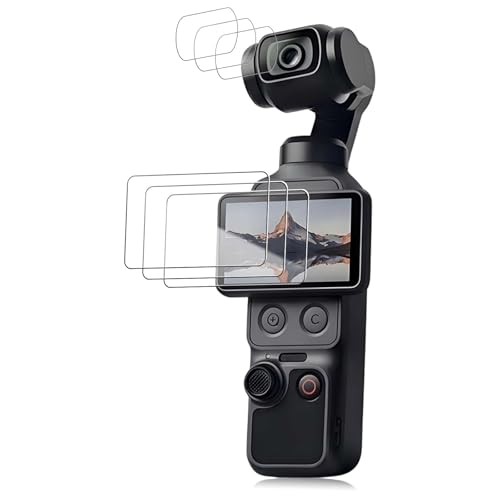 Protector para DJI Osmo Pocket 4 en vidrio templado para grabar viajes sin arañazos