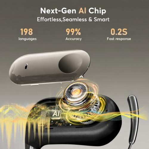 AI Translation Earbuds-198 Languages, Sport Open Ear Translator Earphones - image 3