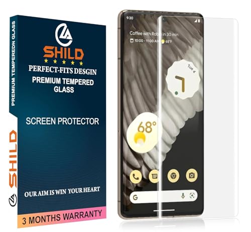 Image of SHILD - (Pack 1 Perfect - Fits Design Tempered Glass Screen Protector For Google Pixel 7 Pro (6.7 inch 5G | UV Tempered Glass Protector For Pixel 7 Pro -9H Hardness /HD /Fingerprint Working