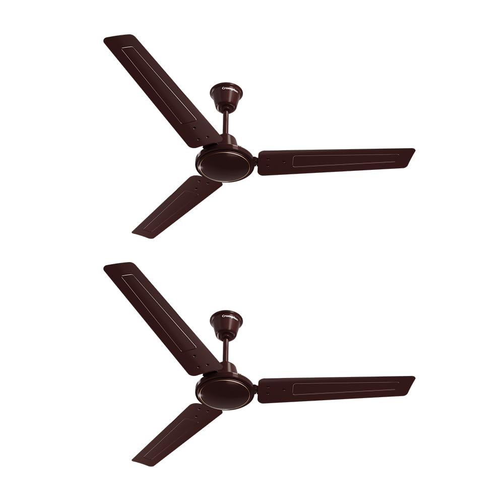 Crompton SUREBREEZE SEA SAPPHIRA 1200 mm Ceiling Fan for Home | BEE Star Rated Energy Efficient Fan | Superior Air Delivery | HighSpeed | 2 Years Warranty | (Lustre Brown), Pack of 2-image-17