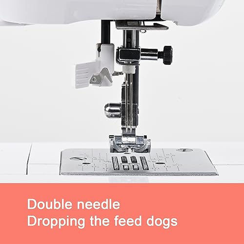 Poolin Mechanical Sewing Machine - 108 Stitches Applications With Instruction Manual, Quick Start Guide & Secial Medio Video Tutorials, Include Accessories, Eoc990 #TOP3