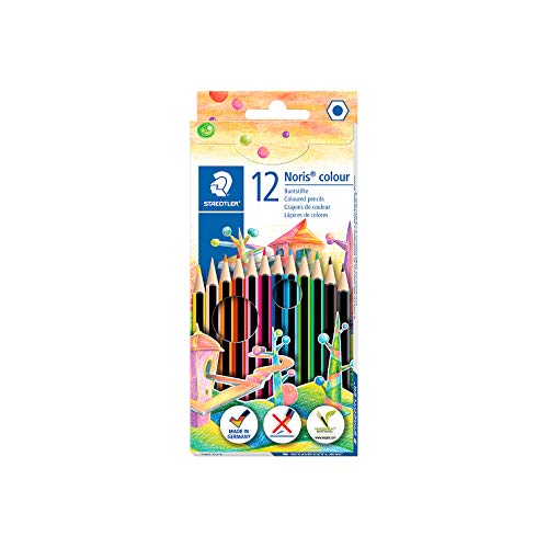 Crayons de couleur WOPEX pour colorier en famille étui triangulaire Staedtler
