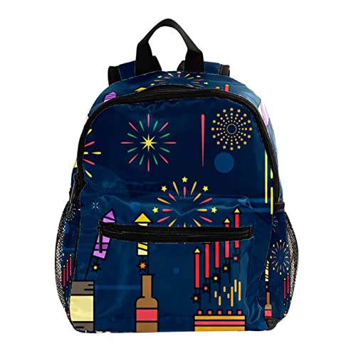 Sac à dos pour garçons et filles motif poissons 30,5 cm coloré