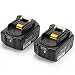 Produktbild Fornyergi 2 Stück 18V 5,0Ah Lithium-Ionen Ersatz Akku für Makita Akku BL1850B, BL1850 BL1860B BL1860 BL1840B BL1840 BL1830 BL1835 BL1845 194204-5 LXT-400 mit LED Indikator