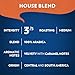 Lavazza House Blend Perfetto Ground Coffee 6 Bags of 12oz, Medium Roast, Full-bodied, Intensity 3/5, 100% Arabica, Ideal for Drip Brewers, (Pack of 6) - Package May Vary