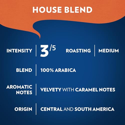 Image of Lavazza House Blend Perfetto Ground Coffee 6 Bags of 20oz, Medium Roast, Full-bodied, Intensity 3 /5, 100% Arabica, Ideal for Drip Brewers, (Pack of 6) - Package May Vary